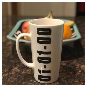 Extra Large Novelty Coffee Mug Millennium 7" Tall 01-01-2000 Y2K